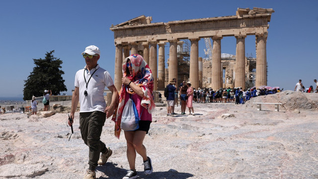 Un nou val de caniculă lovește Grecia. Zonele unde temperaturile vor trece de 40 de grade Celsius Un nou val de caniculă lovește Grecia. Zonele unde temperaturile vor trece de 40 de grade Celsius