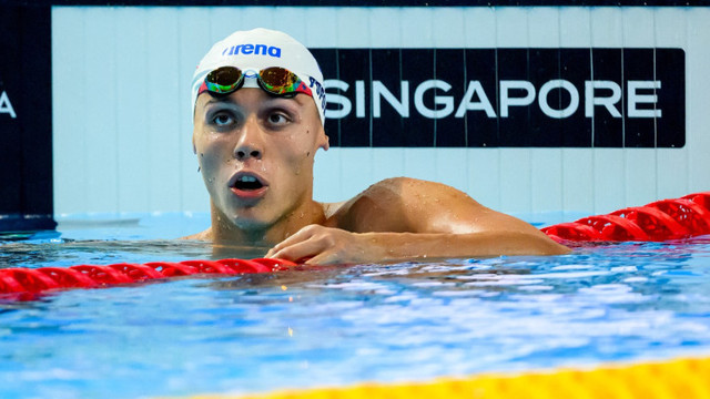 VIDEO | David Popovici, aur la 200 de metri liber la Campionatul Mondial de Natație, după o revenire spectaculoasă