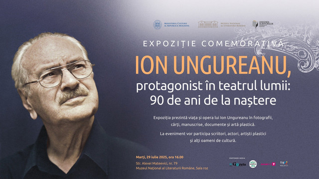 Ion Ungureanu, comemorat la Muzeul Național al Literaturii Române, la 90 de ani de la nașterea sa  Ion Ungureanu, comemorat la Muzeul Național al Literaturii Române, la 90 de ani de la nașterea sa