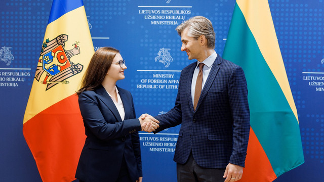 Cristina Gherasimov, la Vilnius: „Experiența și lecțiile învățate de Lituania în procesul de aderare, sunt importante pentru Republica Moldova” (FOTO)
Cristina Gherasimov, la Vilnius: „Experiența și lecțiile învățate de Lituania în procesul de aderare, sunt importante pentru Republica Moldova” (FOTO)