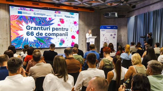 66 de companii din Republica Moldova primesc granturi de 24,7 milioane de lei pentru investiții și locuri de muncă (FOTO)
66 de companii din Republica Moldova primesc granturi de 24,7 milioane de lei pentru investiții și locuri de muncă (FOTO)