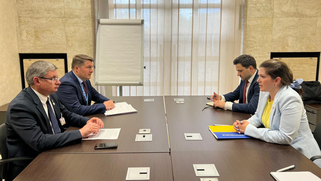 Igor Grosu s-a întâlnit cu oficiali din Letonia și Suedia în marja Conferinței Mondiale a Președinților de Parlament