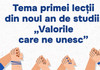 Prima lecție din anul de studii 2025-2026, cu genericul „Valorile care ne unesc”, obligatorie în toate școlile din Republica Moldova 