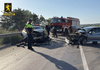 Accident cu implicarea unui echipaj de patrulare pe traseul Chișinău-Bălți: doi polițiști au fost răniți
