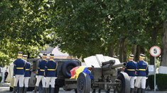 Fostul președinte român Ion Iliescu a fost condus pe ultimul drum
