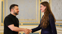 Ministra de externe a României, Oaia Țoiu, a discutat cu Volodimir Zelenski despre parcursul european al Ucrainei și al Republicii Moldova 