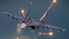 Un avion de vânătoare rusesc în valoare de 50 de milioane de dolari s-a prăbușit în Marea Neagră, la 40km de România