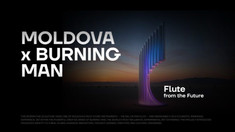 Republica Moldova participă pentru prima dată la festivalul american „Burning Man” cu o instalație inspirată de naiul tradițional
