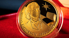 De Ziua Limbii Române, BNM lansează moneda comemorativă „Mihai Eminescu” (FOTO)