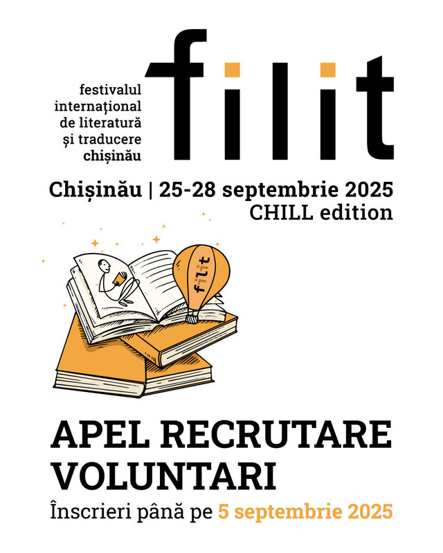 FILIT Chișinău 2025 caută voluntari