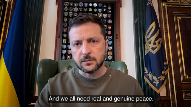 VIDEO | Volodimir Zelenski, după anunțul întrevederii dintre Trump și Putin: „Ucrainenii nu își vor dărui pământul ocupantului” VIDEO | Volodimir Zelenski, după anunțul întrevederii dintre Trump și Putin: „Ucrainenii nu își vor dărui pământul ocupantului”