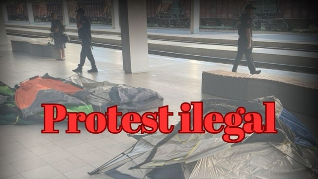 Tentativă de protest neautorizat organizat de gruparea „Șor”, dejucată de forțele de ordine. Zeci de persoane au fost reținute 