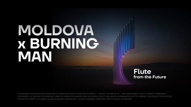 Republica Moldova participă pentru prima dată la festivalul american „Burning Man” cu o instalație inspirată de naiul tradițional
Republica Moldova participă pentru prima dată la festivalul american „Burning Man” cu o instalație inspirată de naiul tradițional