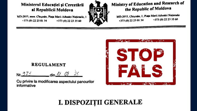 MEC anunță că nu a emis „circulara” privind amenajarea panourilor informative: „Ne aflăm în ajunul unei campanii electorale care va fi plină de falsuri și sperietori” MEC anunță că nu a emis „circulara” privind amenajarea panourilor informative: „Ne aflăm în ajunul unei campanii electorale care va fi plină de falsuri și sperietori”