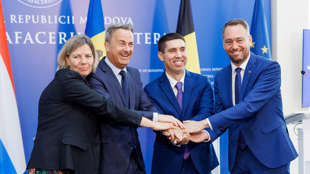 Țările BENELUX susțin integrarea europeană a Republicii Moldova. Oficial olandez: „Este important să nu cedăm influenței Rusiei și campaniilor sale de dezinformare” (FOTO) Țările BENELUX susțin integrarea europeană a Republicii Moldova. Oficial olandez: „Este important să nu cedăm influenței Rusiei și campaniilor sale de dezinformare” (FOTO)