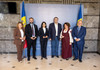 O delegație din cadrul Senatului României, în vizită la Parlament. Cooperarea în domeniul justiției și combaterea dezinformării, pe agenda discuțiilor (FOTO)