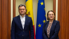 Premierul Dorin Recean s-a întâlnit cu noua ambasadoare a UE în Republica Moldova, Iwona Piórko. Subiectele discutate