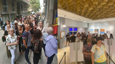 GALERIE FOTO | Cozi la secțiile de votare din străinătate. MAE: Diaspora demonstrează încă o dată puterea și unitatea 