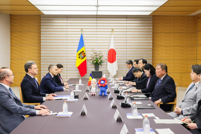 Dorin Recean, întrevedere cu omologul său japonez, Shigeru Ishiba. Oportunitățile de investiții și colaborarea reciprocă, în discuții