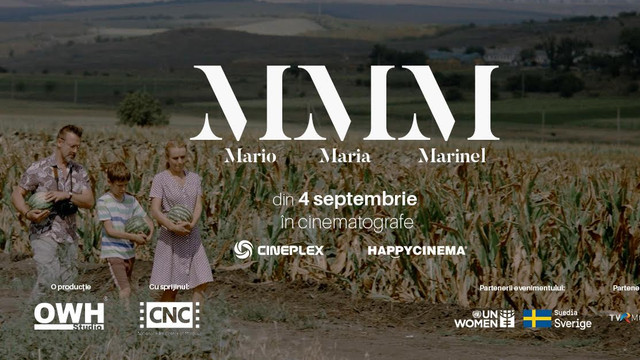 OWH Studio lansează filmul artistic „Mario, Maria, Marinel”. Premiera va avea loc joi, 4 septembrie OWH Studio lansează filmul artistic „Mario, Maria, Marinel”. Premiera va avea loc joi, 4 septembrie