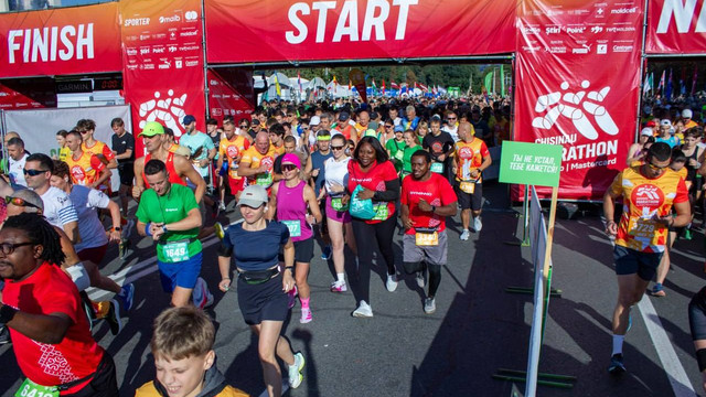 Peste 11 mii de persoane din 58 de țări participă la Chișinău Marathon 2025 (FOTO) 

