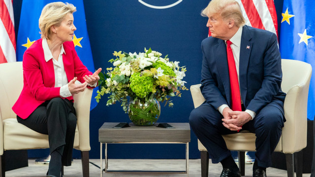 Ursula von der Leyen a discutat cu Trump despre noi măsuri pentru a crește presiunea asupra Rusiei