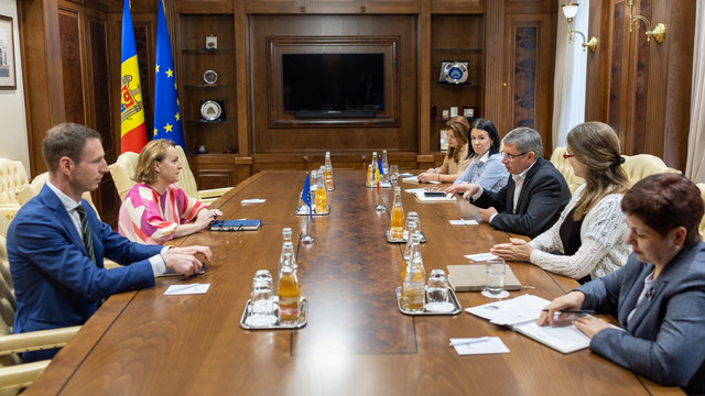 Igor Grosu s-a întâlnit cu ambasadoarea UE la Chișinău, Iwona Piórko. Interferențele rusești în campania electorală pentru parlamentare, în discuții 