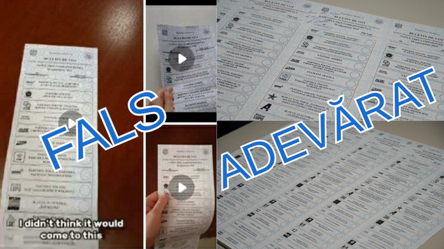 CEC dezminte falsul potrivit căruia buletinele de vot prin corespondență ar fi incomplete 