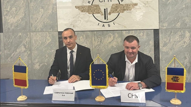 Calea Ferată din Moldova și Carpatica Feroviar România au încheiat un acord pentru transportul de mărfuri
