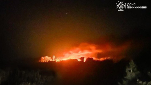 Atac cu drone rusești în regiunea Viniția din Ucraina. Incendii și pagube la „infrastructura critică”