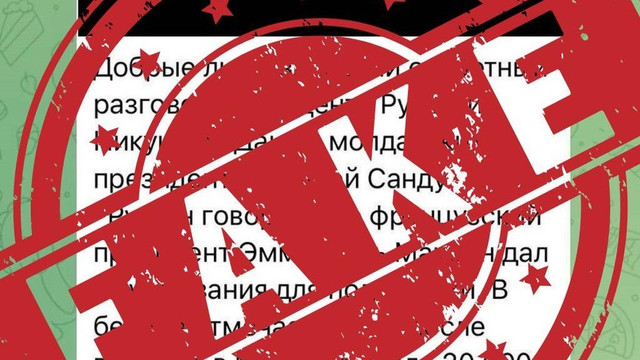 Președinția avertizează despre noi falsuri apărute pe Telegram