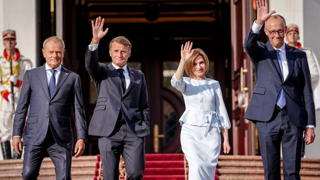 Declarația liderilor Triunghiului de la Weimar: „Uniunea Europeană și R. Moldova împărtășesc un viitor comun”