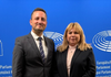 Guvernatoarea BNM, Anca Dragu, a discutat la Bruxelles cu europarlamentarii români Nicolae Ștefănuță și Eugen Tomac 