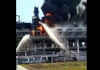 Incendiu la o rafinărie de gaz din Rusia, după un atac ucrainean cu drone 