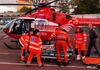 FOTO | Intervenție SMURD. O victimă a unui accident rutier a fost transportată cu elicopterul de la Iași la Chișinău