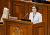 „Noul Legislativ este chemat să ducă Republica Moldova în Uniunea Europeană”. Mesajul transmis deputaților de Președinta Maia Sandu la prima ședință a noului Parlament