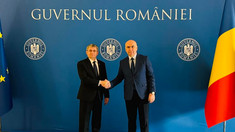 Igor Grosu s-a întâlnit la București cu premierul român, Ilie Bolojan. „România este unul dintre cei mai mari susținători ai parcursului european al R. Moldova”