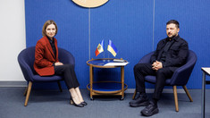 VIDEO | Volodimir Zelenski, întrevedere cu Maia Sandu la Copenhaga: Este importantă deschiderea simultană a negocierilor cu UE