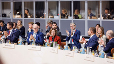VIDEO | Maia Sandu: La summitul CPE am primit multe felicitări pentru faptul că R. Moldova a rezistat amestecului Kremlinului în alegeri