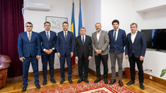 FOTO | Igor Grosu, întrevedere la București cu deputați români: „Sunt sigur că în următorii ani ne vom alătura României în familia europeană”