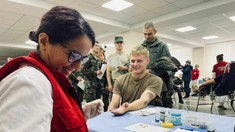 „O cale spre viață”. Peste 400 de militari și civili au participat la o acțiune de donare voluntară a sângelui

