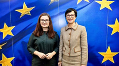 Cristina Gherasimov, în discuții cu Marta Kos: „ Rezultatul alegerilor recente a arătat clar că cetățenii noștri își doresc să vadă Republica Moldova în UE”