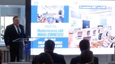 „Îmi doresc acest spațiu să fie folosit pentru evenimente create în comun cu personalități din România și din R. Moldova”. Sala Mihai Eminescu a Bibliotecii Naționale a fost modernizată cu suportul DRRM