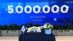 Un nou record pentru transportul aerian din Republica Moldova: 5 milioane de pasageri deserviți la aeroportul „Eugen Doga” din Chișinău