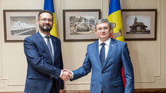 Igor Grosu, întrevedere cu vicepreședintele Senatului României: Dialogul permanent dintre Chișinău și București rămâne o prioritate pentru noul Legislativ