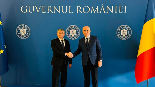 Igor Grosu s-a întâlnit la București cu premierul român, Ilie Bolojan. „România este unul dintre cei mai mari susținători ai parcursului european al R. Moldova”