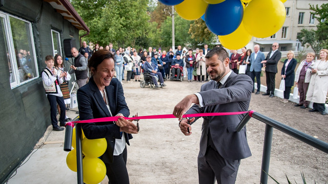 FOTO | Spălătorie socială și de igienă personală, inaugurată la Leova, cu sprijinul financiar al Uniunii Europene 