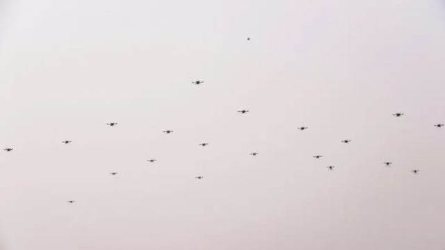 Un nou incident în spațiul aerian european: 15 drone au survolat o bază militară în Belgia. Apoi, au zburat spre Germania