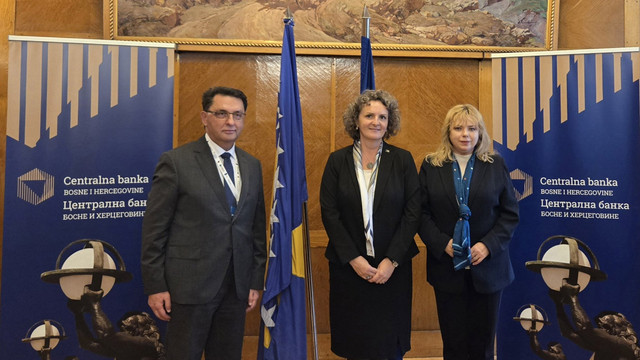 Guvernatorii băncilor centrale din Moldova, Macedonia de Nord și Bosnia și Herțegovina, în dialog la Sarajevo