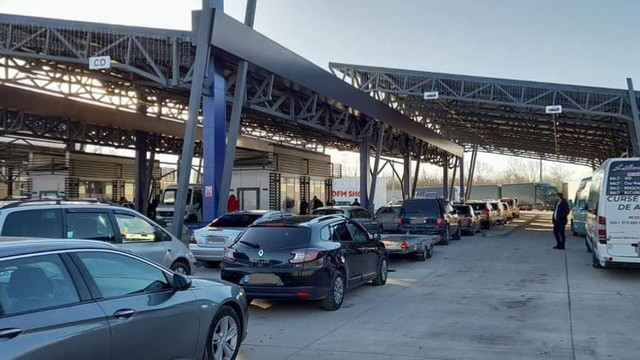 Aglomerație la frontiera Republicii Moldova. Peste 73 de mii de traversări au fost înregistrate într-o singură zi